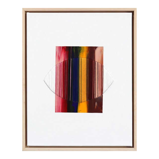 Poor Metronomes of Color - Framed Abstract Contemporary Original Artwork by Raul De La Torre For Sale