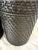 Ethan Allen Ethan Allen Espresso Woven Rattan Table Lamps-a Pair For Sale - Image 4 of 7