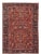 Antique Red Heriz Persian Handmade Wool Rug For Sale