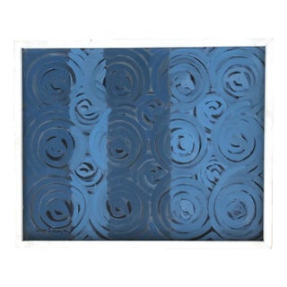 Lison Favarger, Cadences I, Oil on Canvas, Framed For Sale