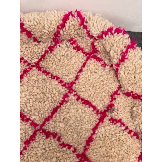 Moroccan Handmade Pouf Cover For Sale In San Francisco - Image 6 of 12