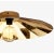 Gold Fractale Pendant Light by Radar For Sale - Image 6 of 8