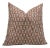Fabdivine Traditional Block Print Pillow Cover 14x20 Inch Duck Canvas-Tulsi Buti For Sale