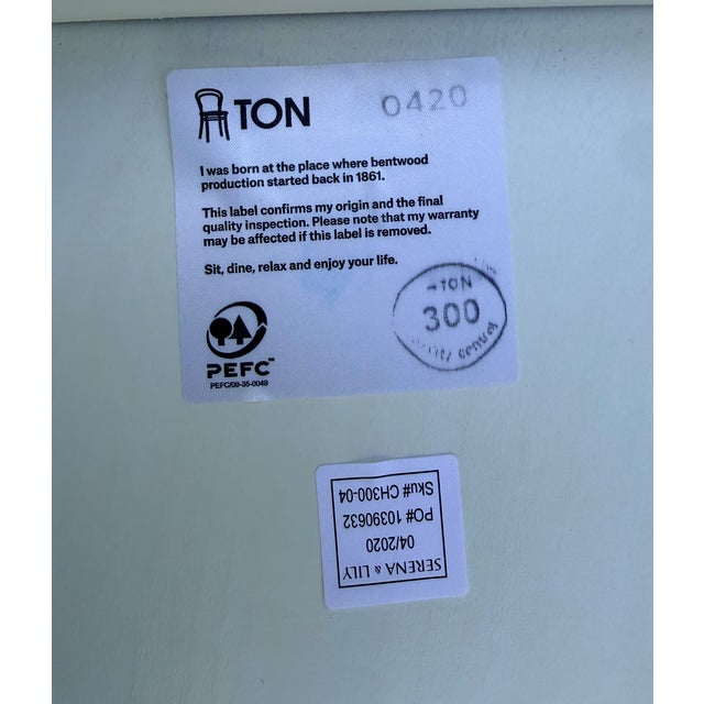 White White Serena and Lily Tucker Counter Stools - Set of Three - Counter Height For Sale - Image 8 of 8