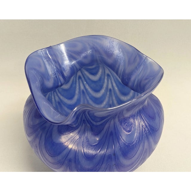 Czech Bohemia Art Glass Bowl For Sale - Image 9 of 11