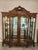 Italian 1960's Italian Carved Wood Display Cabinet For Sale - Image 3 of 12