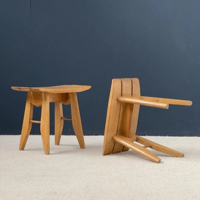 Iconic stool of the design of Robert Guillerme and Jacques Chambron for the "your house" editions. This piece is...