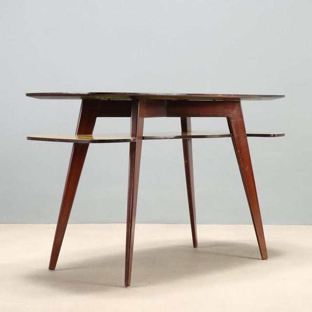 Desk with Double Formica Top, 1950s For Sale - Image 9 of 10