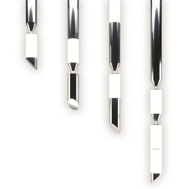 Black Gwen Led Single Ceiling Pendant Config 2 by Ovature Studios For Sale - Image 8 of 8