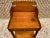 Early 20th Century Antique English Yellow Pine 2 Tier Side Table For Sale - Image 11 of 13