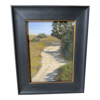 “Return to Old California” Contemporary Pastel Landscape Drawing, Framed For Sale