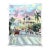 Ventura Boulevard - Original Los Angeles Cityscape Mixed Media Painting on Paper by Kellie Newsome For Sale