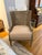 Cane Armchair Reclaimed Weathered Grey Wash For Sale - Image 4 of 12