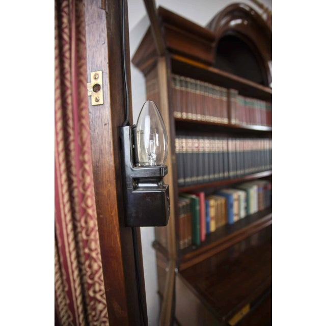 19th Century Bookcase with Secretary by Ludvík Filip For Sale - Image 4 of 7