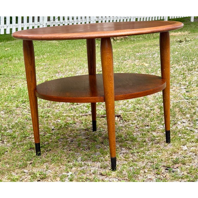 1950s Lane Acclaim Round Side Table For Sale - Image 9 of 12