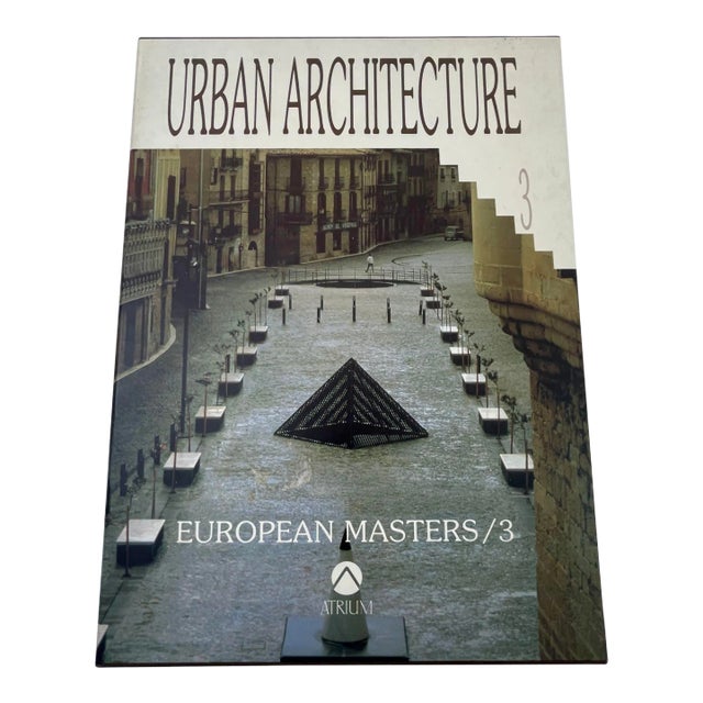 Urban Architecture European Masters/3 Hardcover in Slipcase 1991 For Sale