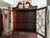 Mahogany Secretary, Serpentine Front, Maddox Reproductions Jamestown Ny 1950s For Sale - Image 4 of 12