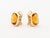 Modern Rose Gold and Citrine Clip Earrings For Sale - Image 4 of 10
