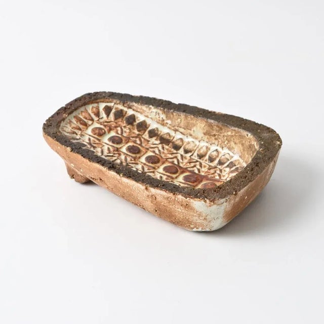 Brutalist Studio Pottery Bowl by Pat & Jo Rowland, 1960s For Sale - Image 6 of 9