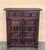 19th Spanish Baroque Carved Walnut Narrow Two Drawer Credenza or Buffet For Sale - Image 16 of 18