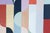 2026, Art Deco Painting Triptych in Pastel Tones, Raindrops For Sale - Image 9 of 11