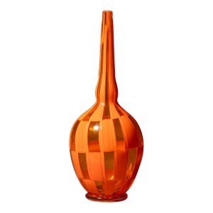 Orange Murano Glass Vase by Barovier & Toso, Edition 1/1, Dated 1981