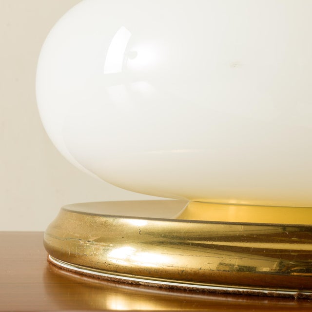 1970s Mid-Century Italian Murano Glass Table Lamp, 1970s For Sale - Image 5 of 8
