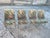 Silver Vintage Chromed Metal Chairs with Geometric Fabric Upholstery, Set of 4 For Sale - Image 8 of 11