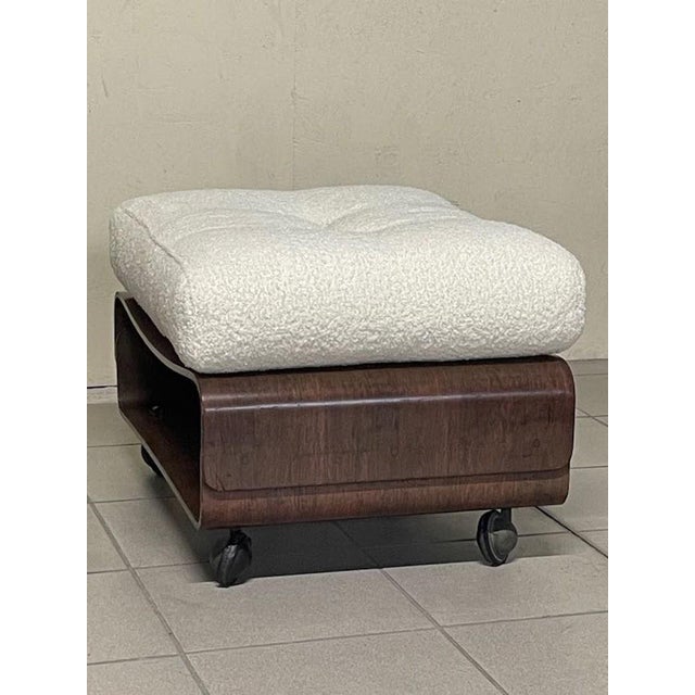 Model 401 Armchair with Footrest by Menilio Taro for Cinova, 1964 For Sale - Image 6 of 18