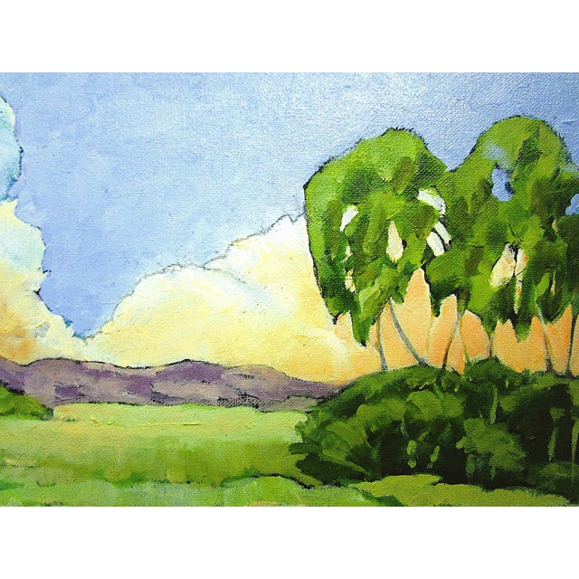 Lompoc Valley Eucalyptus Lynne French 11x14 California Landscape O/C For Sale - Image 4 of 5