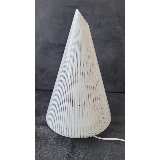 Pyramidal Table Lamp by Murano Masters, Italy, 1970s For Sale - Image 11 of 14