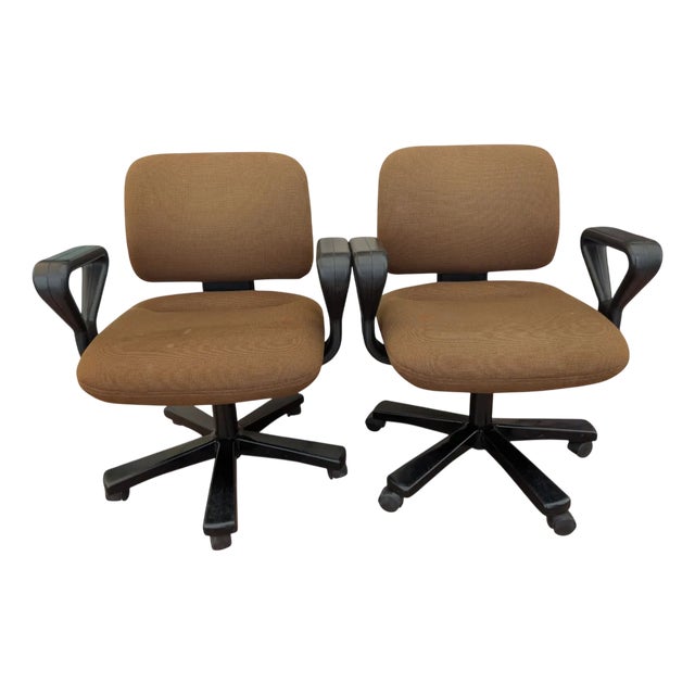 Vintage Office Chairs, 1980s, Set of 2 For Sale
