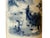 Chinese Distressed White Porcelain Blue Mountain Houses Graphic Holder Vase For Sale In San Francisco - Image 6 of 15