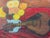 Still Life Mandolin and Flowers Painting by Abe Zuckerman, 1958 For Sale - Image 11 of 16
