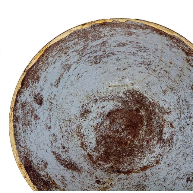 Handmade Midcentury Steel Tray/ Gilt Edge For Sale - Image 4 of 7