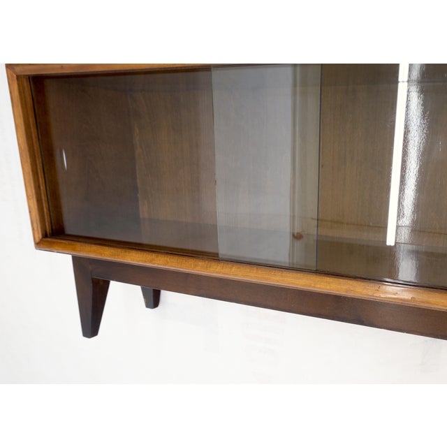 Poul Cadovius Mid-Century Modern Sliding Glass Doors 4 Bays Stacking or Hanging Bookcase For Sale - Image 4 of 17