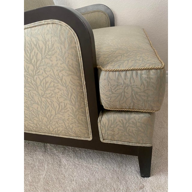 Ethan Allen Vintage Neoclassical Upholstred Accent Chair Mint Condition For Sale - Image 12 of 16