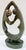 1920s 1920sLarge Hand-Carved Shona Serpentine Stone Couple Sculptur For Sale - Image 5 of 13