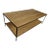Solid Industrial Style Two-Tier Coffee Table For Sale