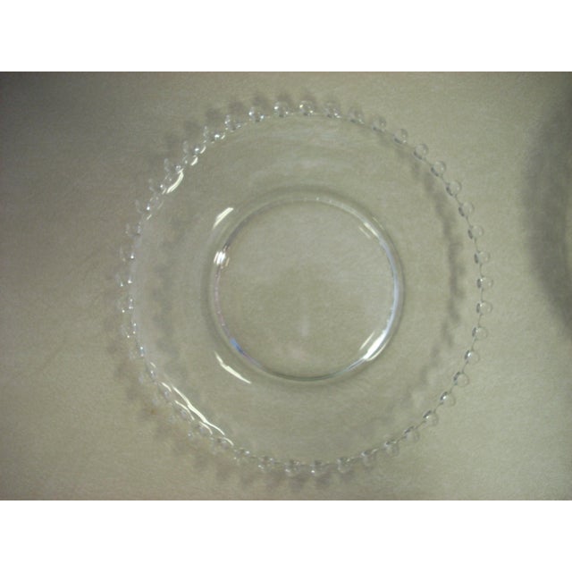 1950s Glass Candlewick Luncheon Plates Set of 5 Chairish