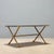 Metal Coffee Table with Brass Base, 1950s For Sale - Image 7 of 8