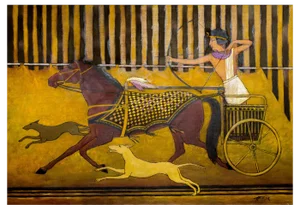 Tatyana Palchuk, Pharaohs Hunting, 2001, Oil on Linen