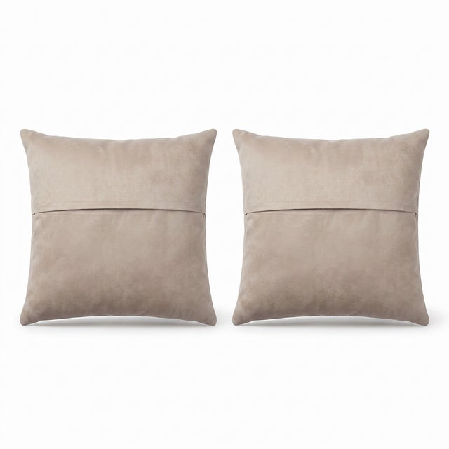 Turkish Wool Kilim Pillow Cover 24'' X 24'' - Set of Two For Sale - Image 4 of 4