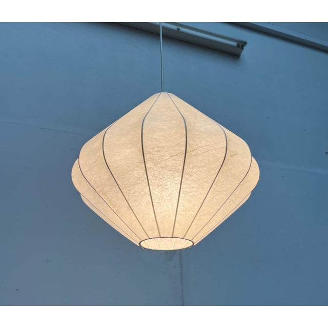 Mid-Century Modern Cocoon Pendant Lamp by Friedel Wauer for Goldkant Leuchten, Germany, 1960s For Sale - Image 13 of 18