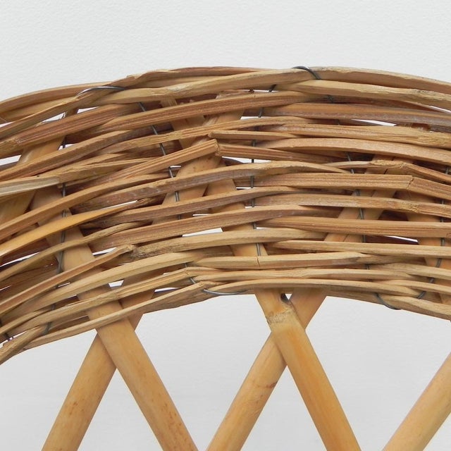 Vintage Rattan Chair, 1970s For Sale - Image 9 of 14