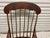 Classic Antique Primitive American Mahagony Spindle Back Rocking Chair For Sale - Image 9 of 10