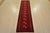 Tribal Turkmen Runner 2’9” X 9’3” Red Wool Vintage Tribal Hand-Knotted Oriental Rug For Sale - Image 3 of 12