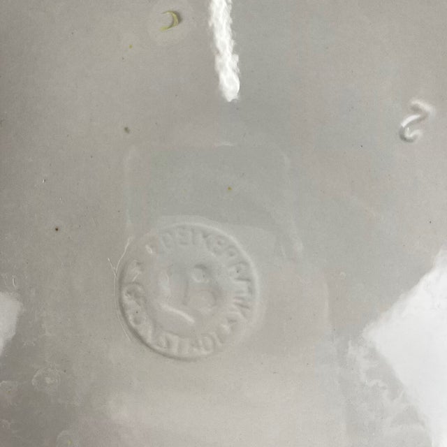 Brown Mid-20th Century Flat Plate of Forest Animals from Edelkeramik, Grunstadt, 1950s For Sale - Image 8 of 9