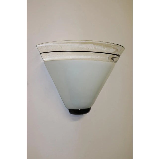 Itre Mid-Century Modern Murano Glass Wall Lamp For Sale - Image 4 of 13