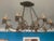 Antique European iron chandelier, the primary portion dating to the eighteenth century. Hand forged and hammered main...